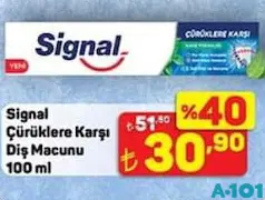 SİGNAL ÇÜRÜKLERE KARŞI DİŞ MACUNU 100 ML
